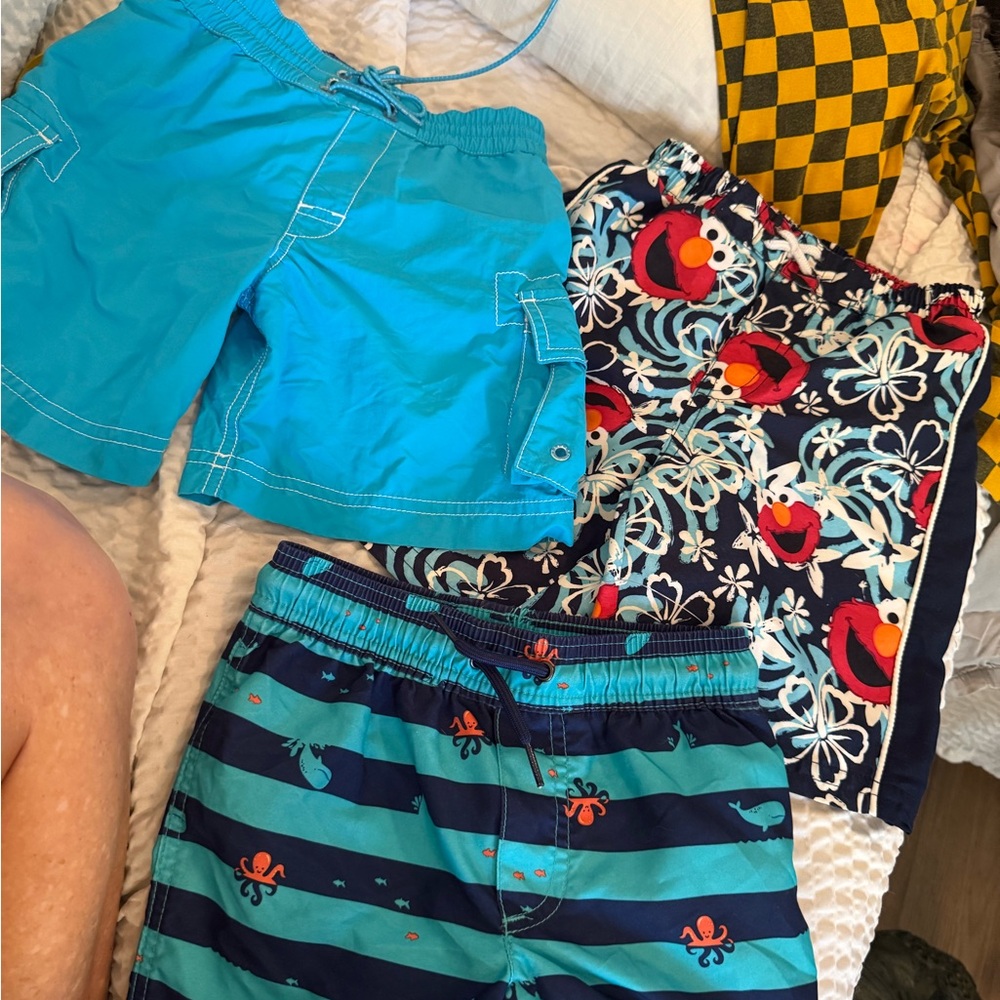 Colorful Kids Swim Shorts 3 pairs